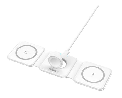 Cargador Inalambrico Para iPhone Apple Watch AirPods 3 En 1