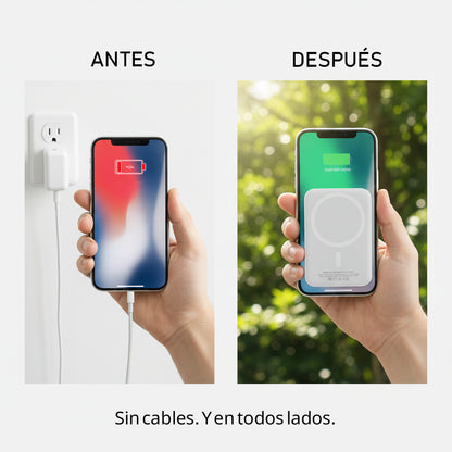 Cargador Inalámbrico Portátil Magnetic Lock